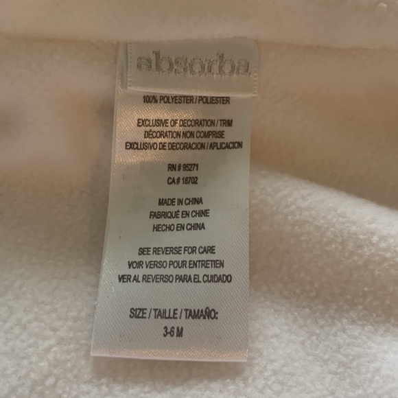 Absorba yellow zip up super warm hooded bunting suit 3-6 months unisex - Picture 3 of 4